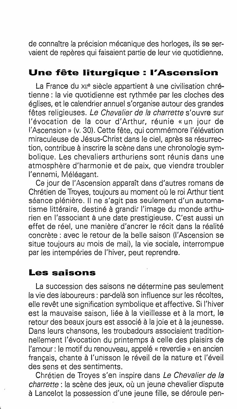 Prévisualisation du document Chronologie et rythme narratif dans Le Chevalier de la charrette de Chrétien de Troyes
