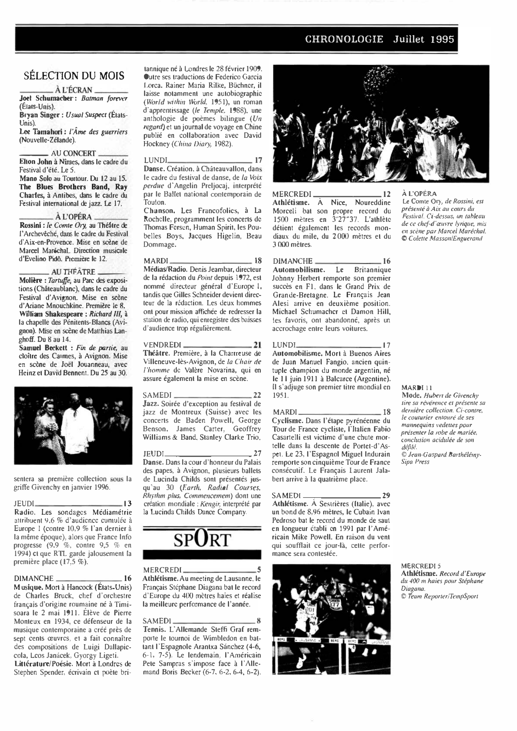 Prévisualisation du document CHRONOLOGIE Juillet 1995 dans le monde (histoire chronologique)