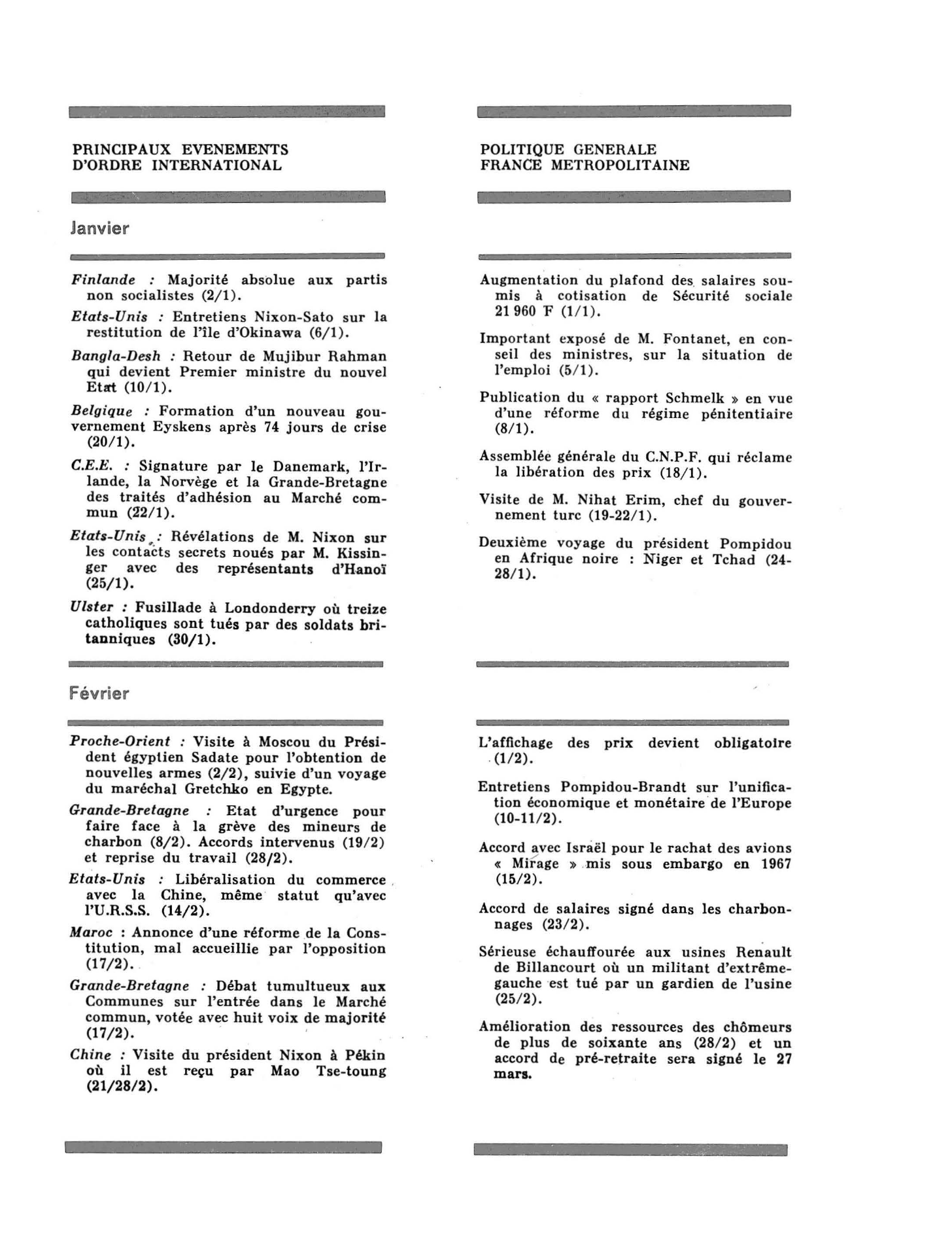 Prévisualisation du document Chronologie: L'année 1972 dans le monde