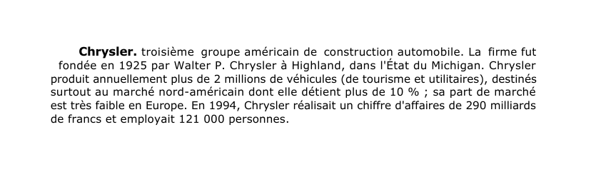 Prévisualisation du document Chrysler.