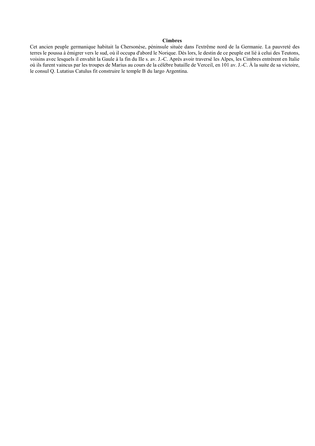 Prévisualisation du document Cimbres