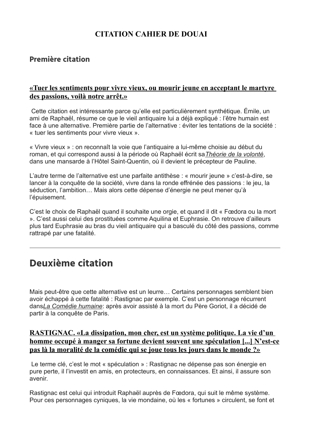 Prévisualisation du document CITATION CAHIER DE DOUAI