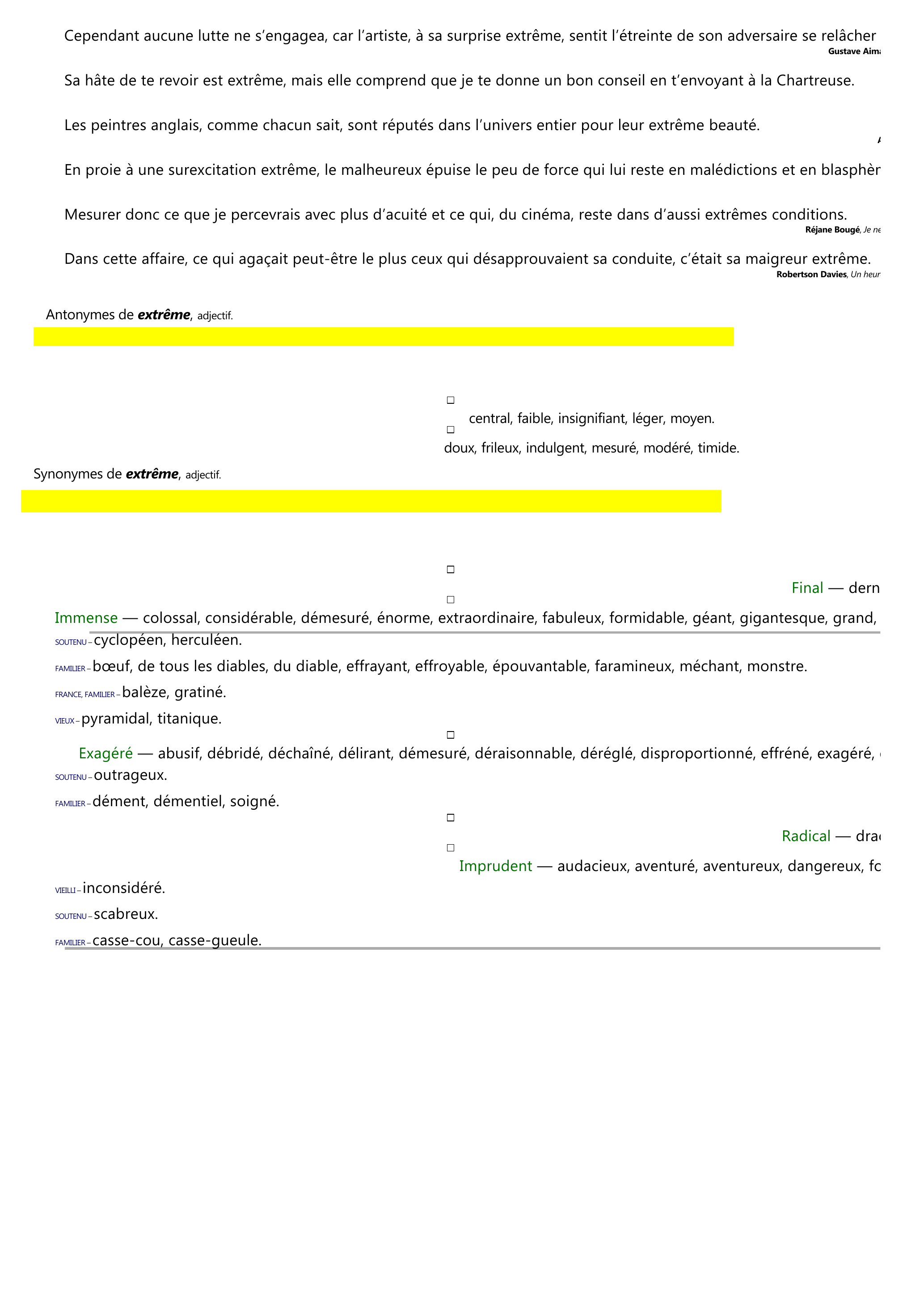 Prévisualisation du document Citations avec extrême, adjectif.