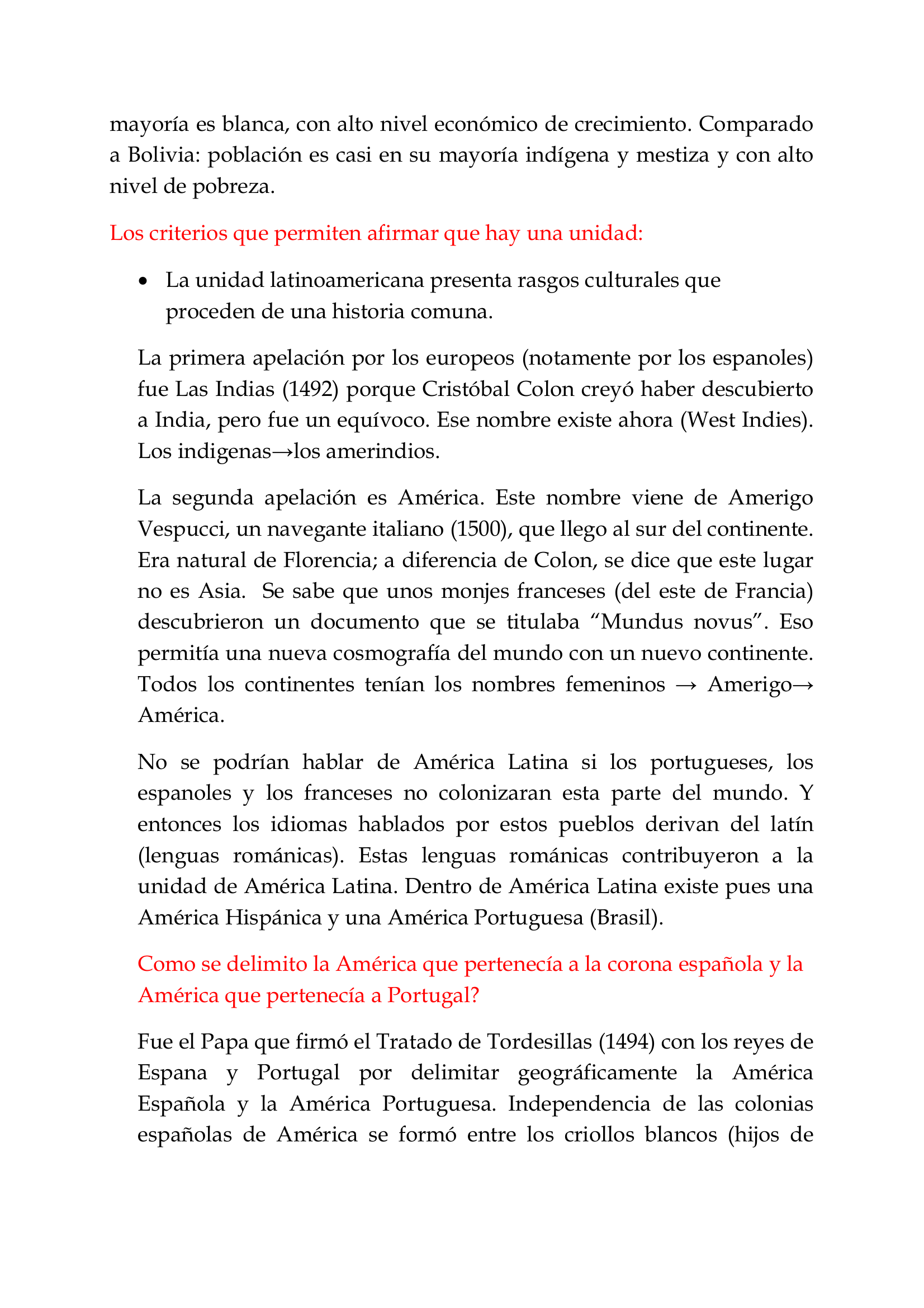 Prévisualisation du document Civilisation Amérique du Sud: Presentación y definición de América Latina