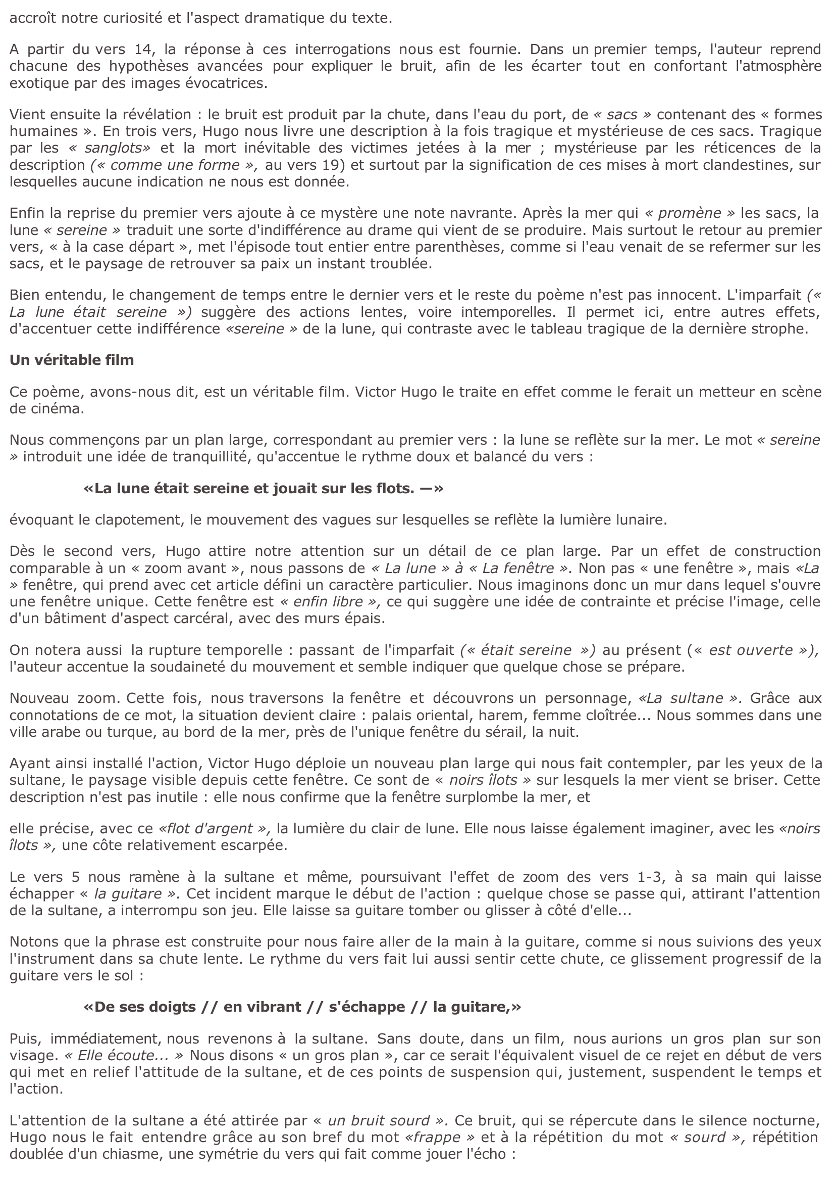 Prévisualisation du document Clair de lune de Victor Hugo - Les Orientales