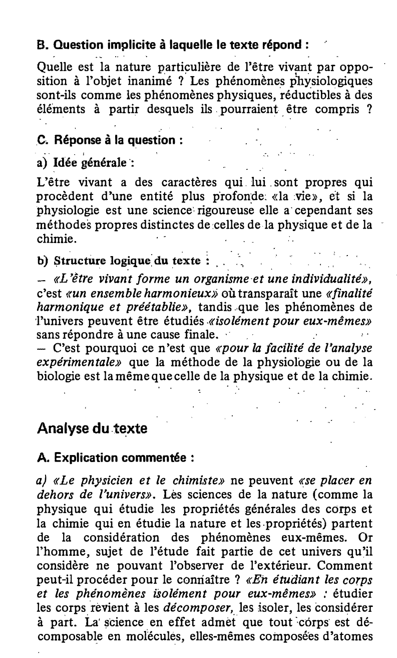 Prévisualisation du document Claude BERNARD: le physiologiste et le médecin