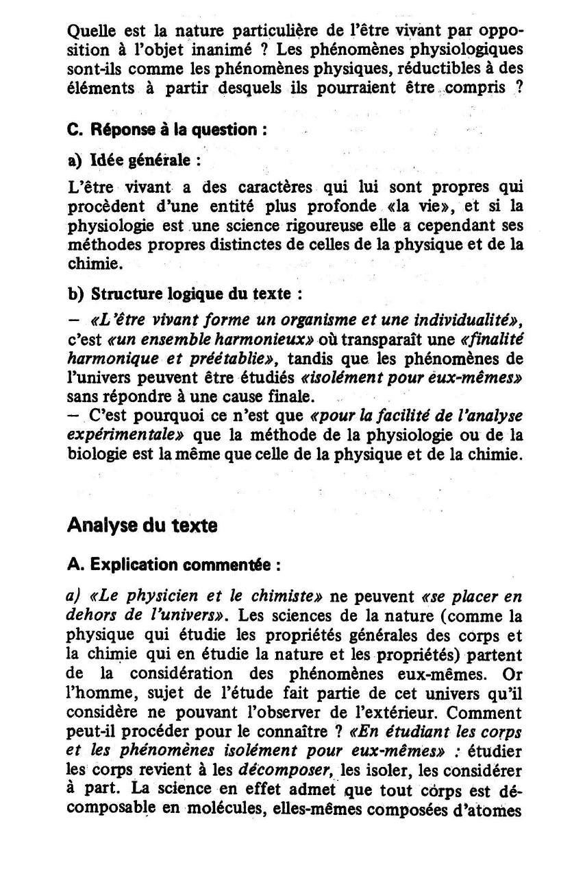 Prévisualisation du document Claude BERNARD: Le physiologiste et le médecin