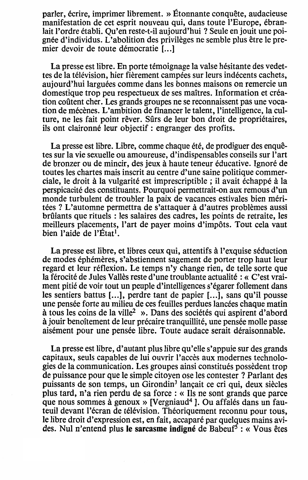 Prévisualisation du document Claude JULIEN, Le Monde diplomatique, Liberté