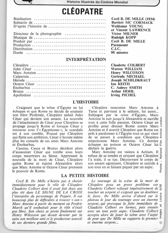 Prévisualisation du document CLÉOPATRE