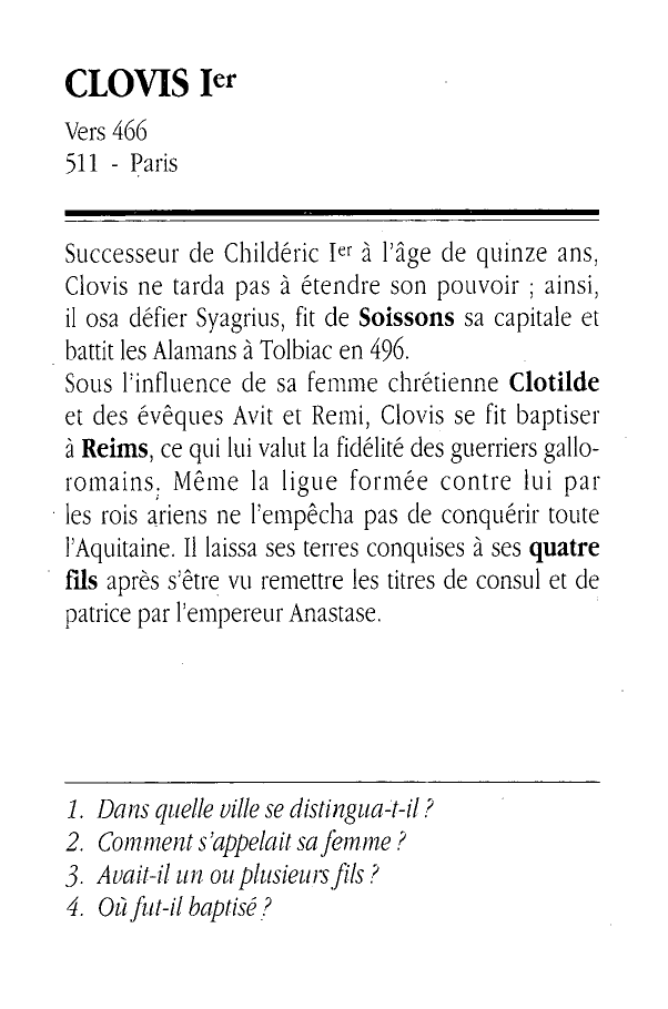 Prévisualisation du document Clovis, roi Franc