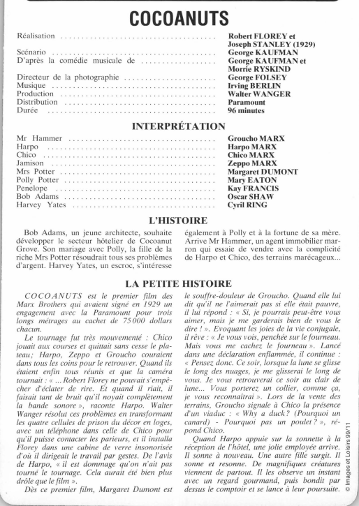 Prévisualisation du document COCOANUTS