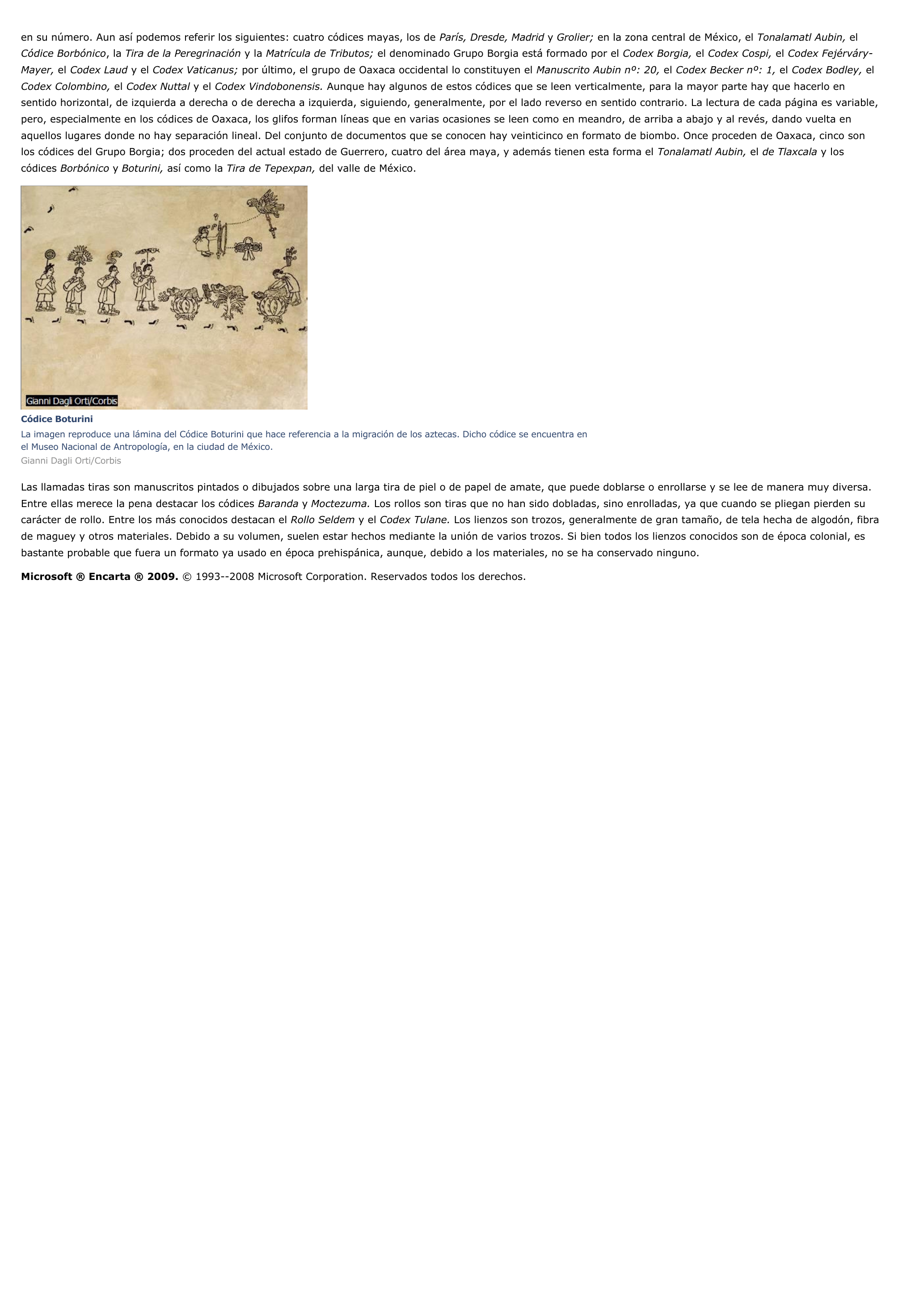 Prévisualisation du document Códices precolombinos - historia.