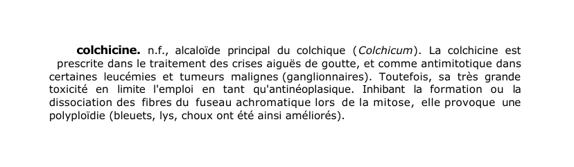 Prévisualisation du document colchicine.
