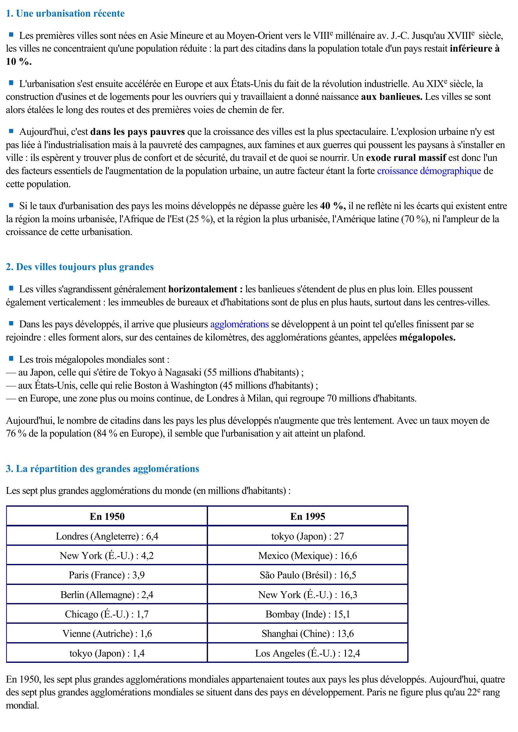 Prévisualisation du document Collège: La population mondiale (Géographie)