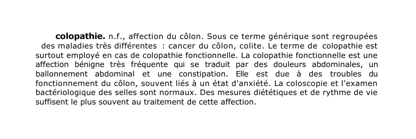 Prévisualisation du document colopathie.