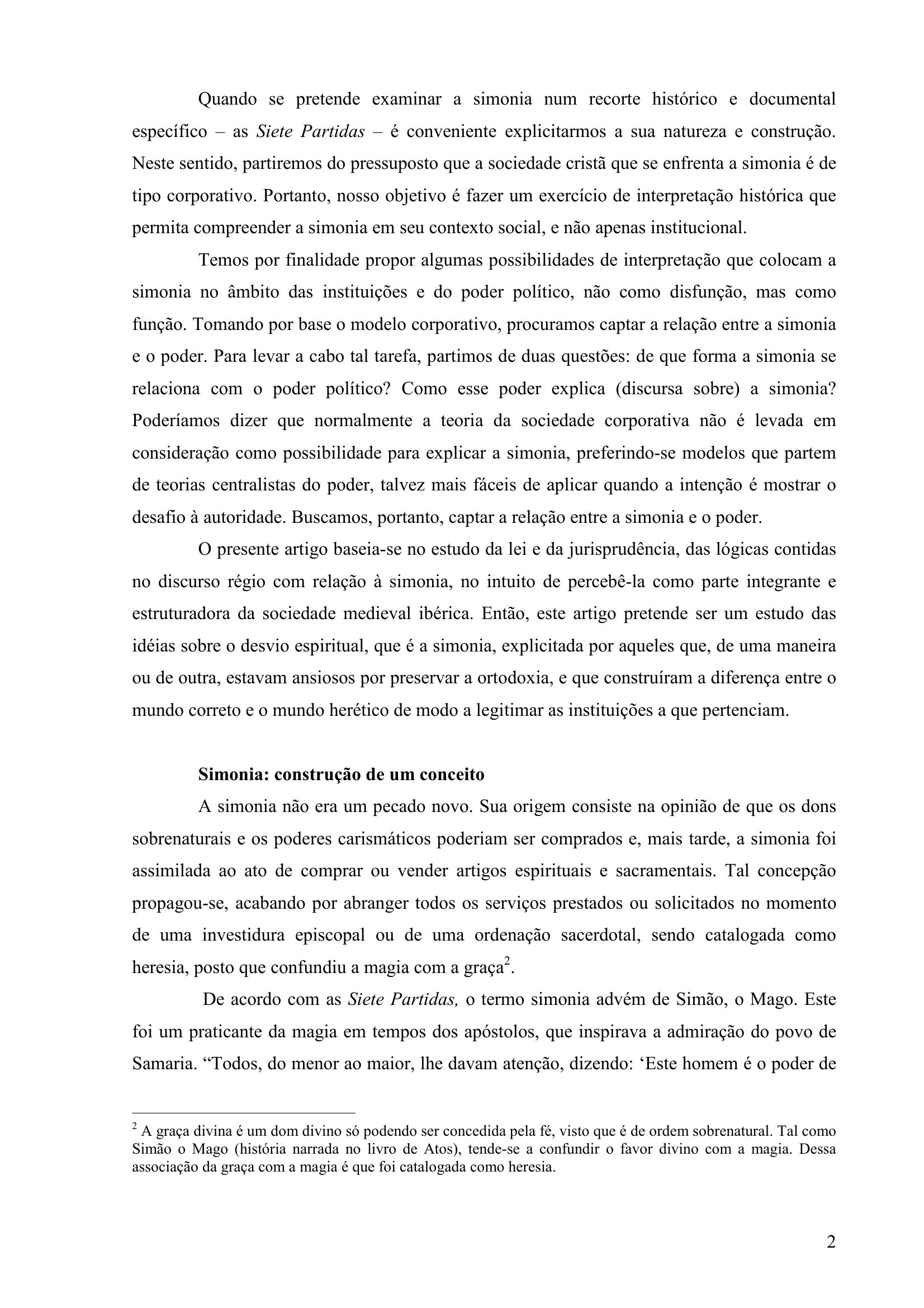Prévisualisation du document COMÉRCIO PROFANO E PERTURBAÇÃO ESPIRITUAL: A SIMONIA NAS SIETE PARTIDAS DE ALFONSO X (SÉC. XIII)