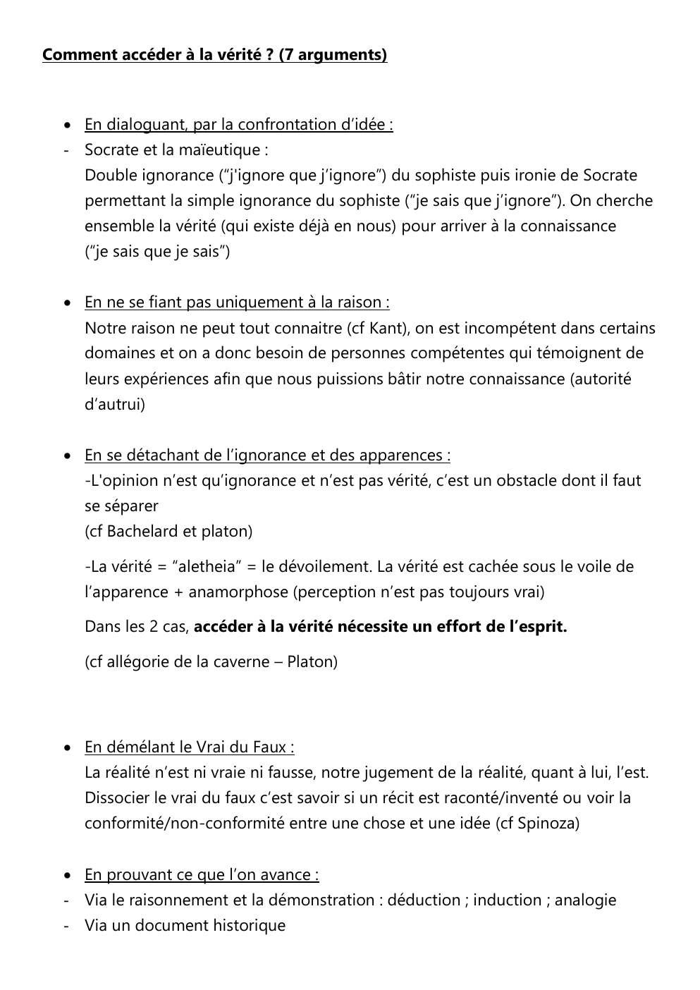 Prévisualisation du document comment accéder à la vérité ?