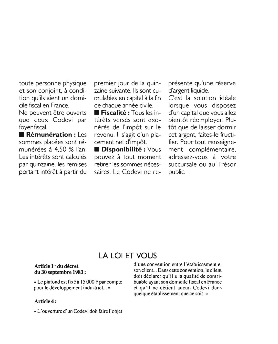Prévisualisation du document Comment fonctionne le Codevi ?