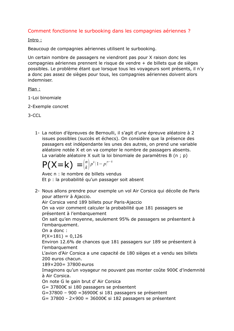 Prévisualisation du document Comment fonctionne le surbooking dans les compagnies aériennes ?