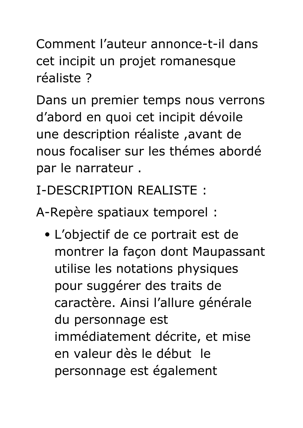 Prévisualisation du document Comment l’auteur annonce-t-il dans cet incipit un projet romanesque réaliste ?