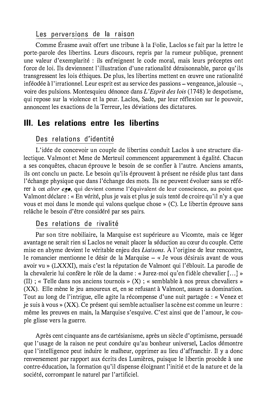 Prévisualisation du document Comment le libertinage est-il inscrit par Laclos dans les débats des Lumières ?