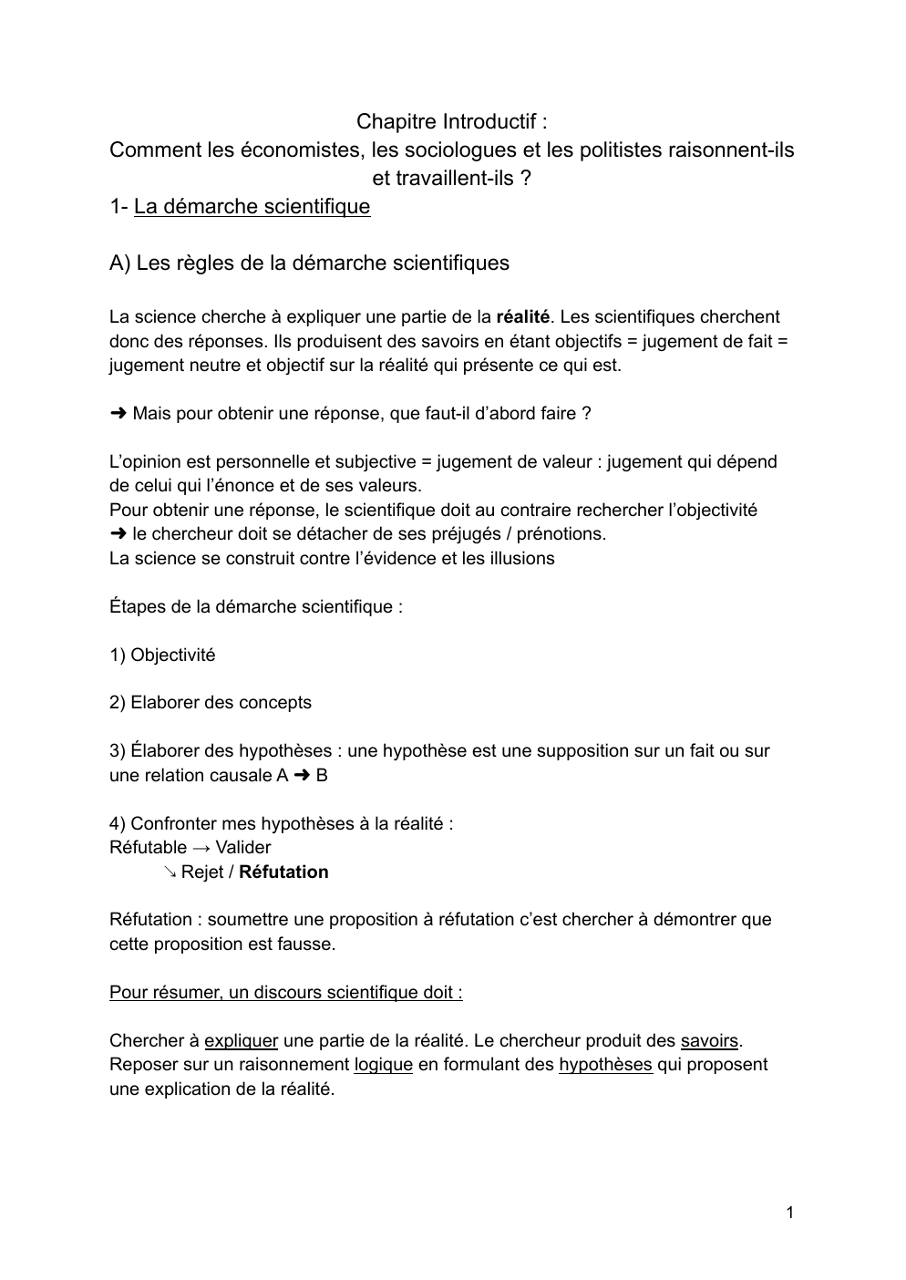 Prévisualisation du document Comment les économistes, les sociologues et les politistes raisonnent-ils et travaillent-ils ?