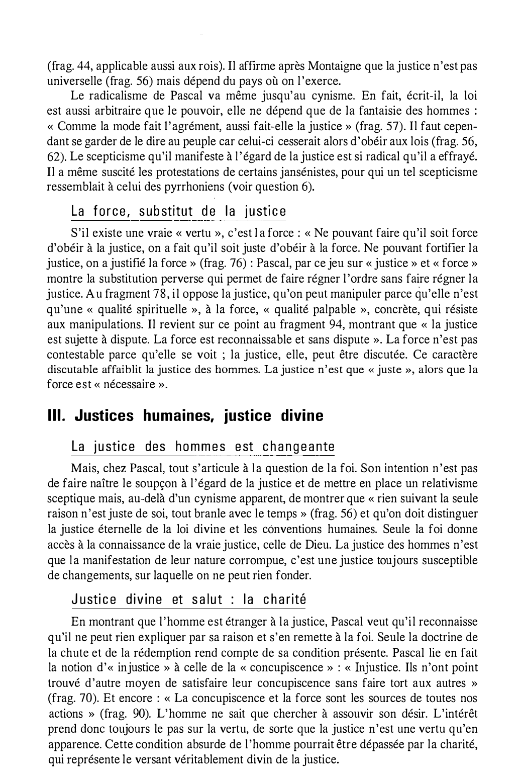 Prévisualisation du document Comment Pascal envisage-t-il la justice ?