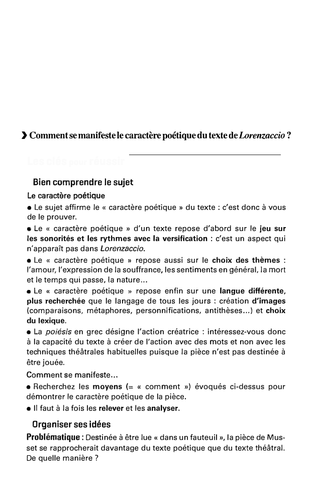 Prévisualisation du document Comment se manüeste le caractère poétique du texte deLorenzaccio