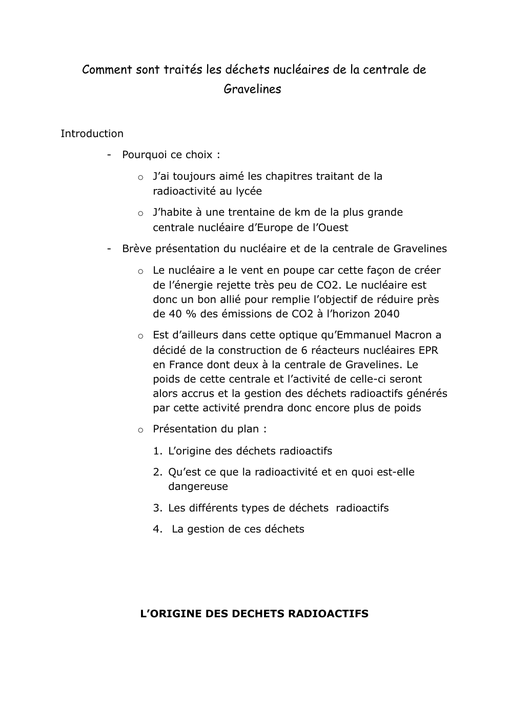 Prévisualisation du document Comment sont traités les déchets nucléaires de la centrale de Gravelines