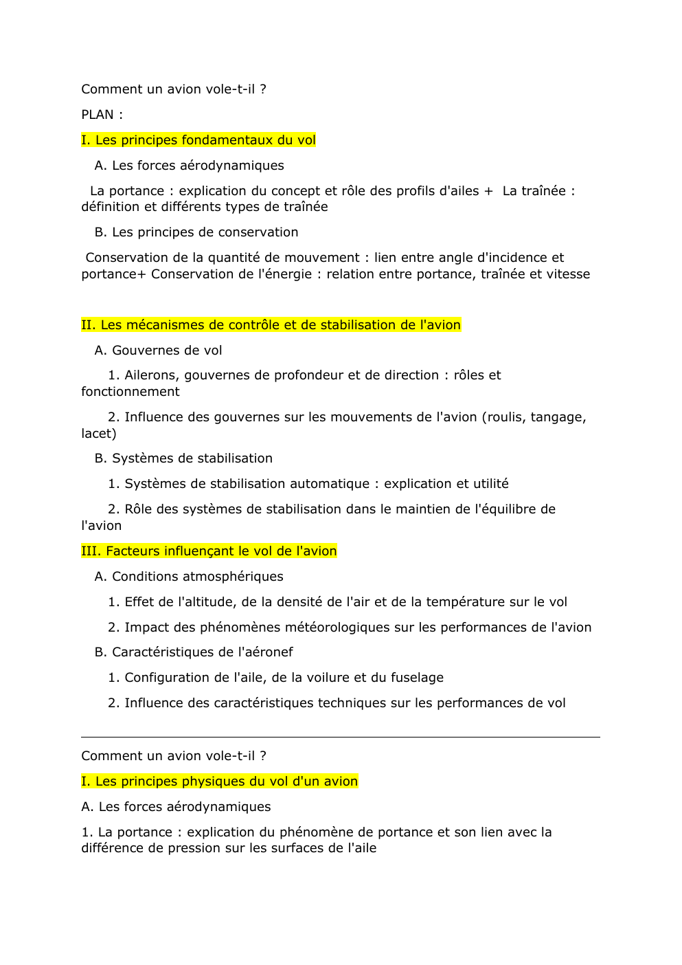 Prévisualisation du document comment un avion vole