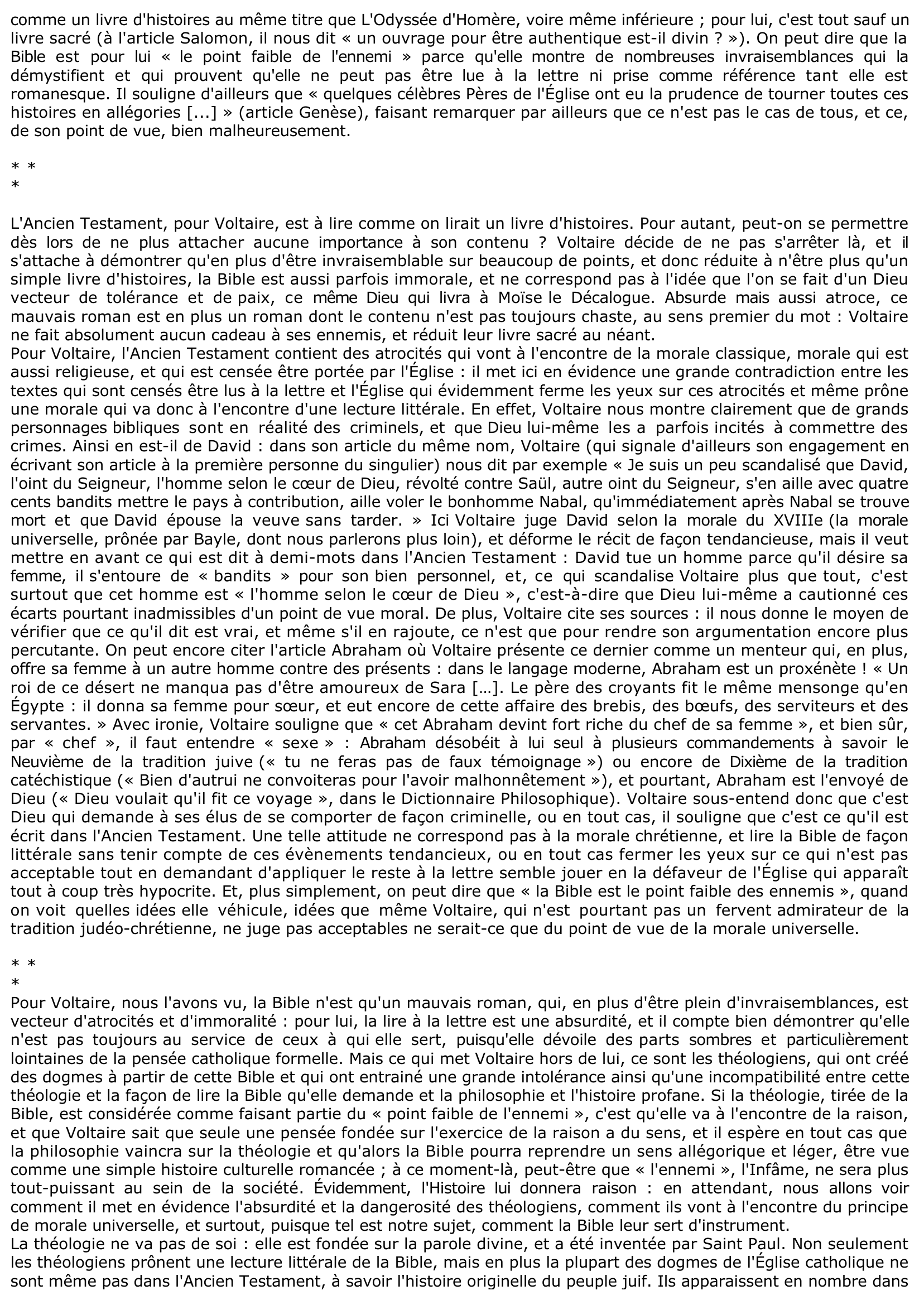 Prévisualisation du document Commentaire : article « Torture »  de Voltaire, Dictionnaire philosophique