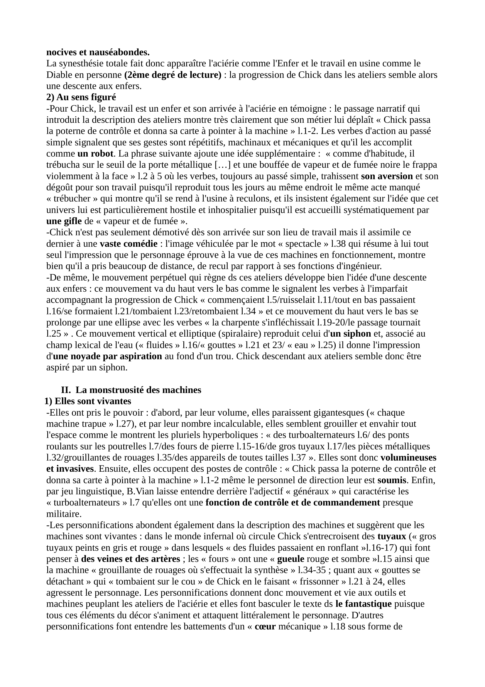 Prévisualisation du document commentaire Boris Vian "L'Ecume des jours" ch XLVIII