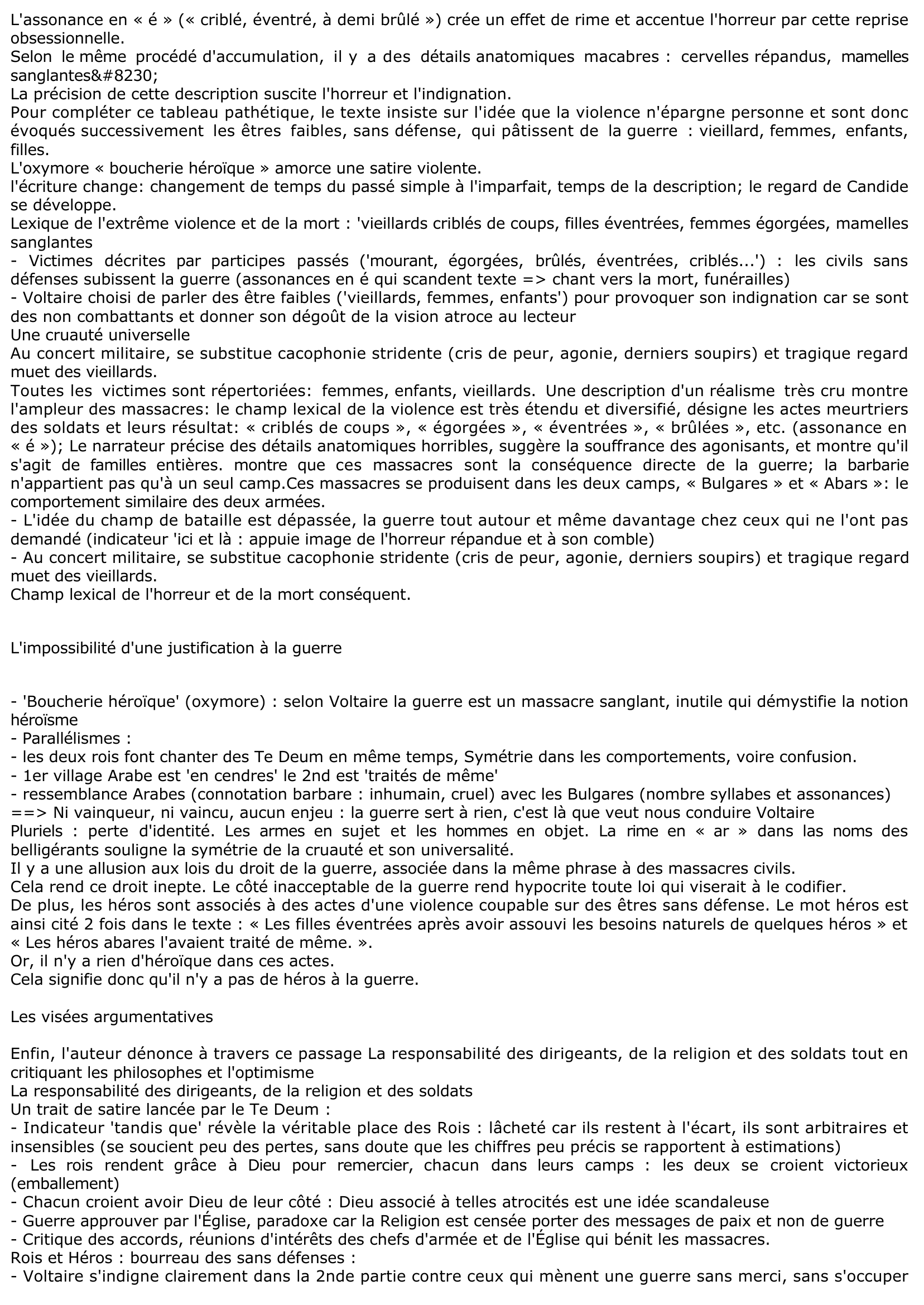 Prévisualisation du document Commentaire chapitre 3 Candide de VOLTAIRE