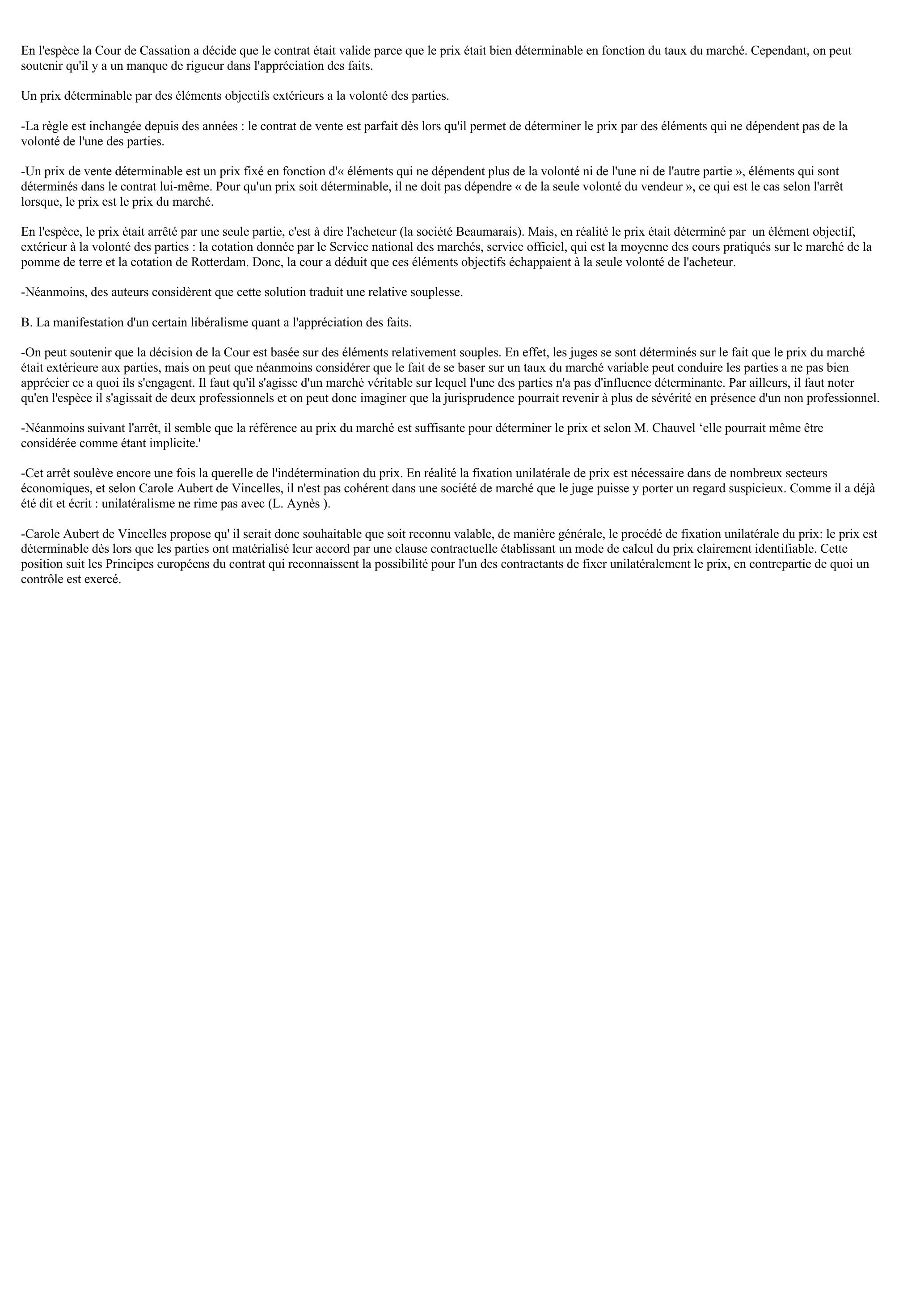 Prévisualisation du document Commentaire d'Arrêt : Civ.1 14 décembre 2004 (droit)