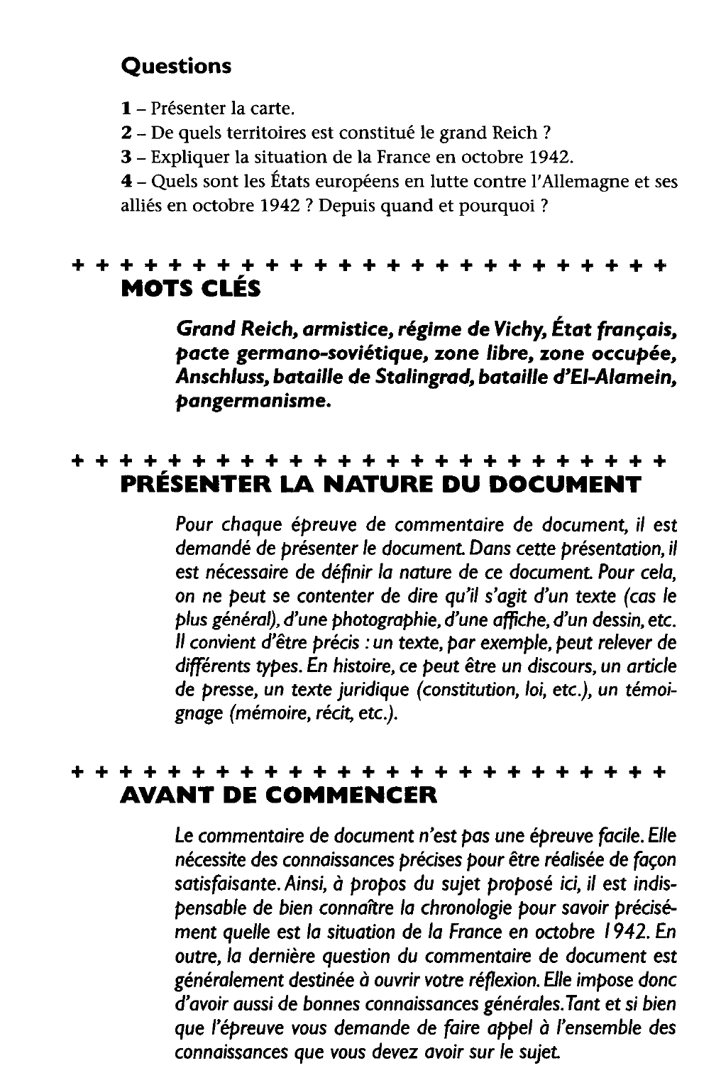 Prévisualisation du document Commentaire de document : L'Europe en octobre 1942