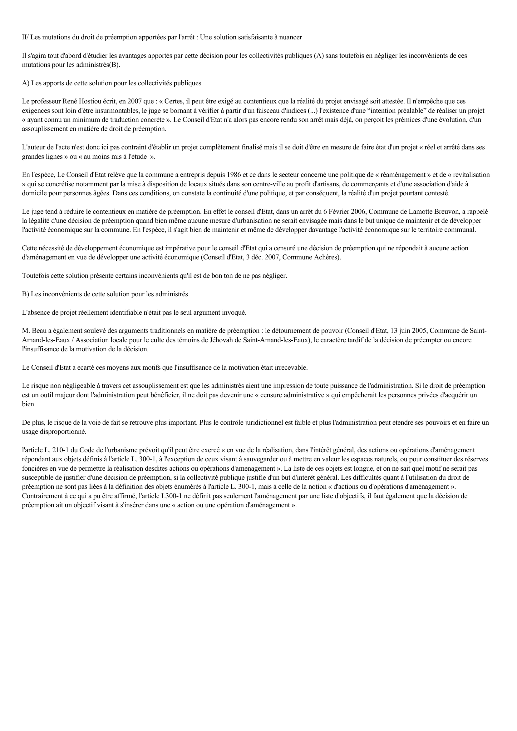 Prévisualisation du document Commentaire de l'arrêt « Commune de Meung-sur-Loire »,Conseil d'Etat 7 mars 2008 (droit public)