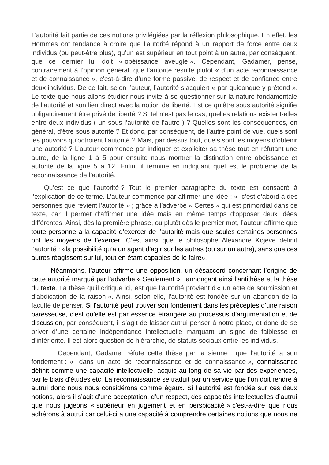 Prévisualisation du document Commentaire de texte : Gadamer, Vérité et méthode, p 300-301