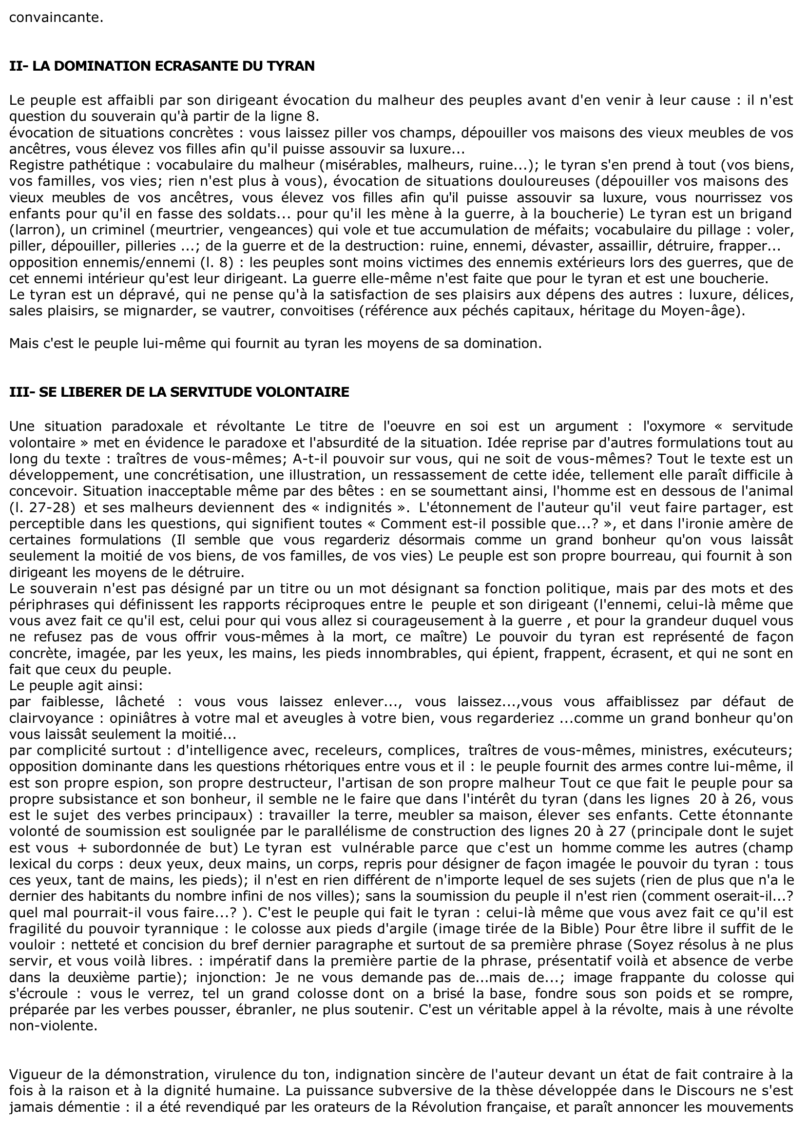 Prévisualisation du document Commentaire Discours de la Servitude volontaire La Béotie
