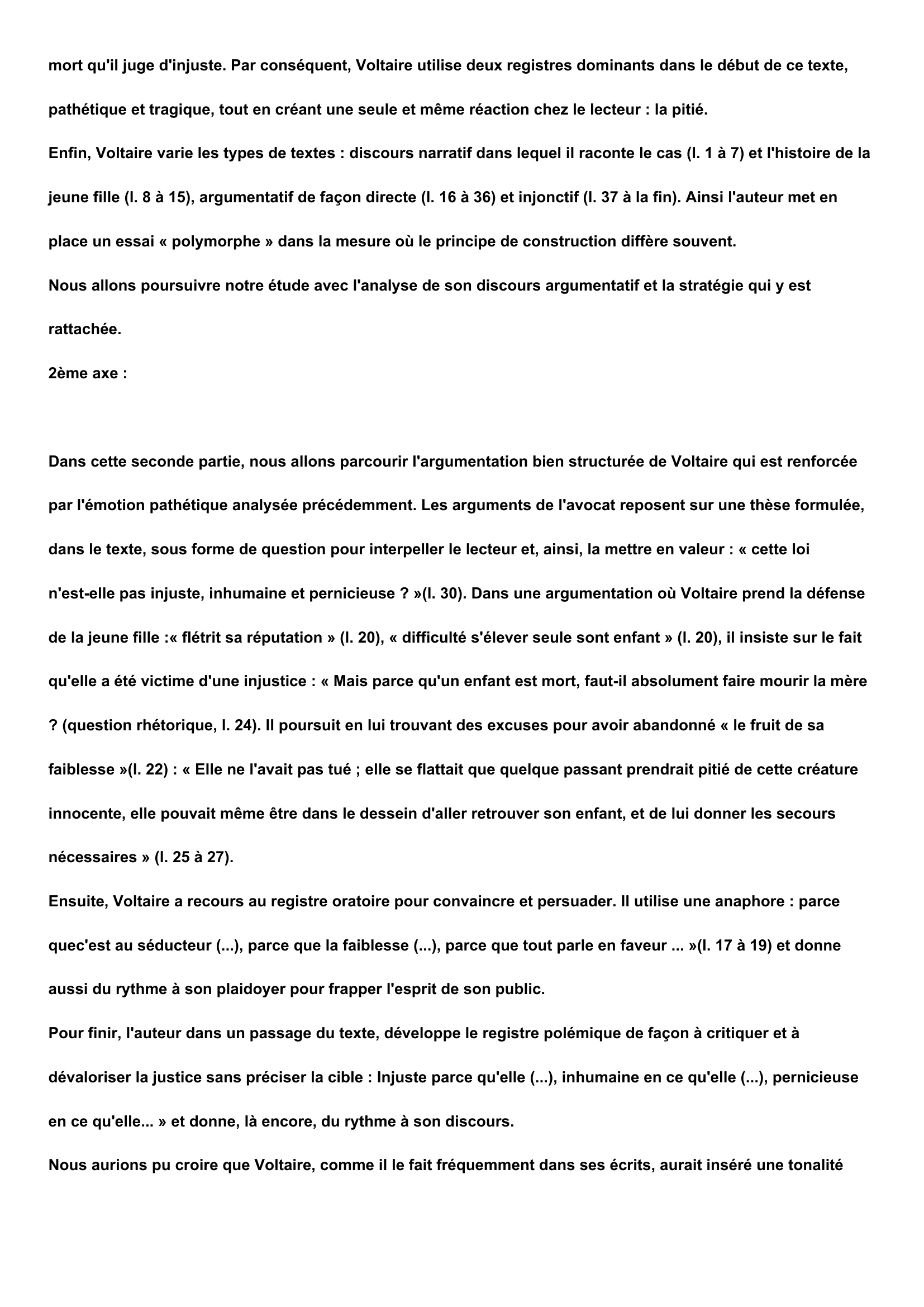Prévisualisation du document Commentaire du commentaire de Voltaire de Des délits et des peines de Césare Beccaria