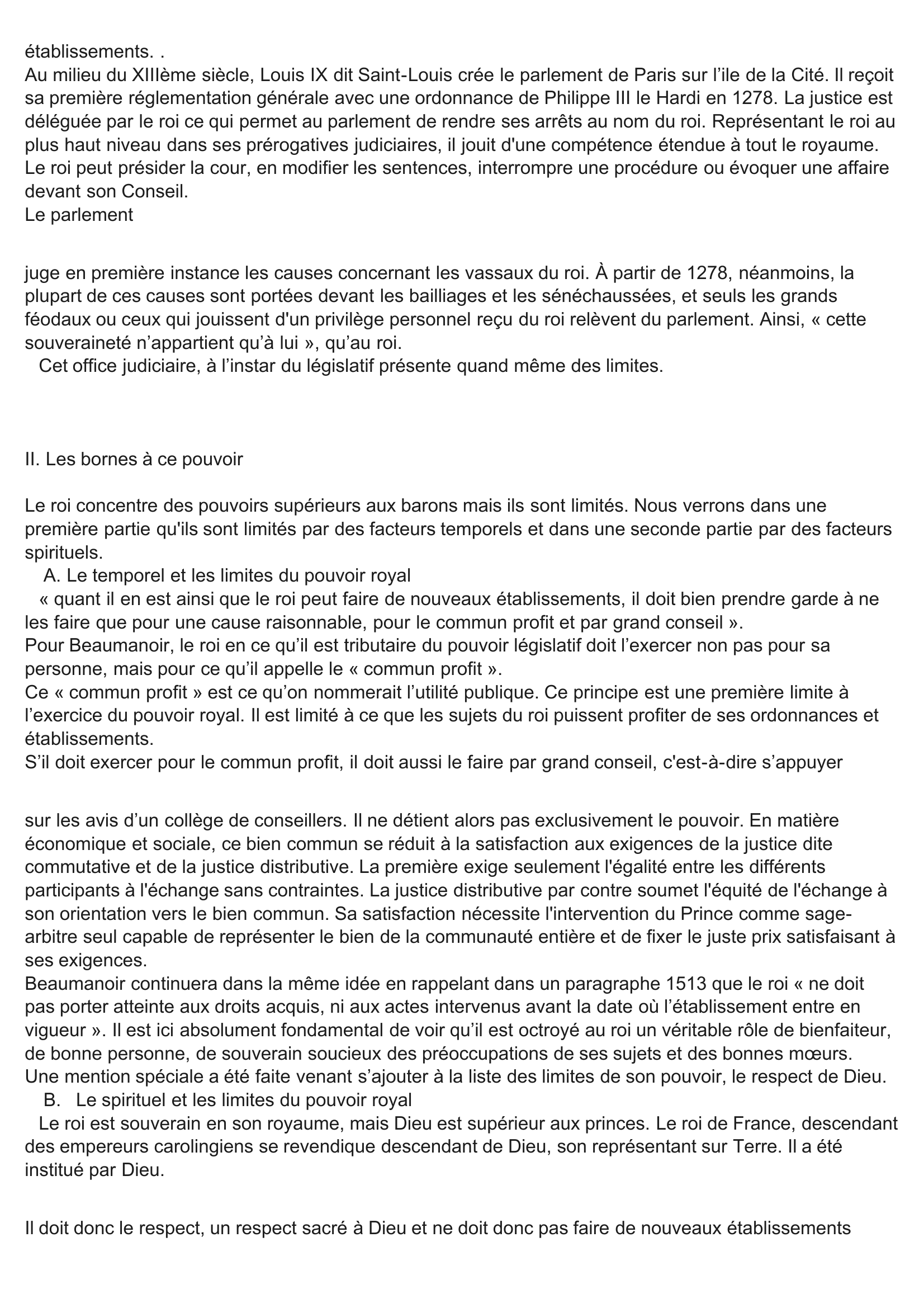 Prévisualisation du document Commentaire Du Texte : Philippe De Beaumanoir ; Coutumes De Beauvaisis