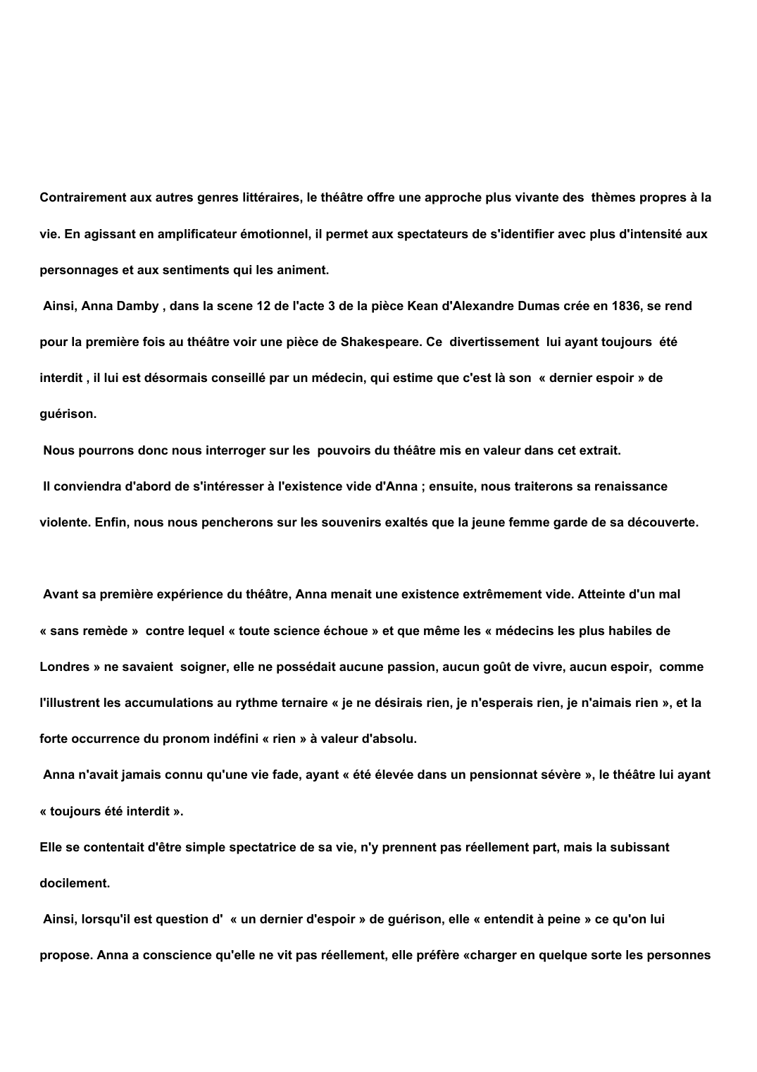 Prévisualisation du document Commentaire KEAN Acte III Scène 12 Alexandre Dumas