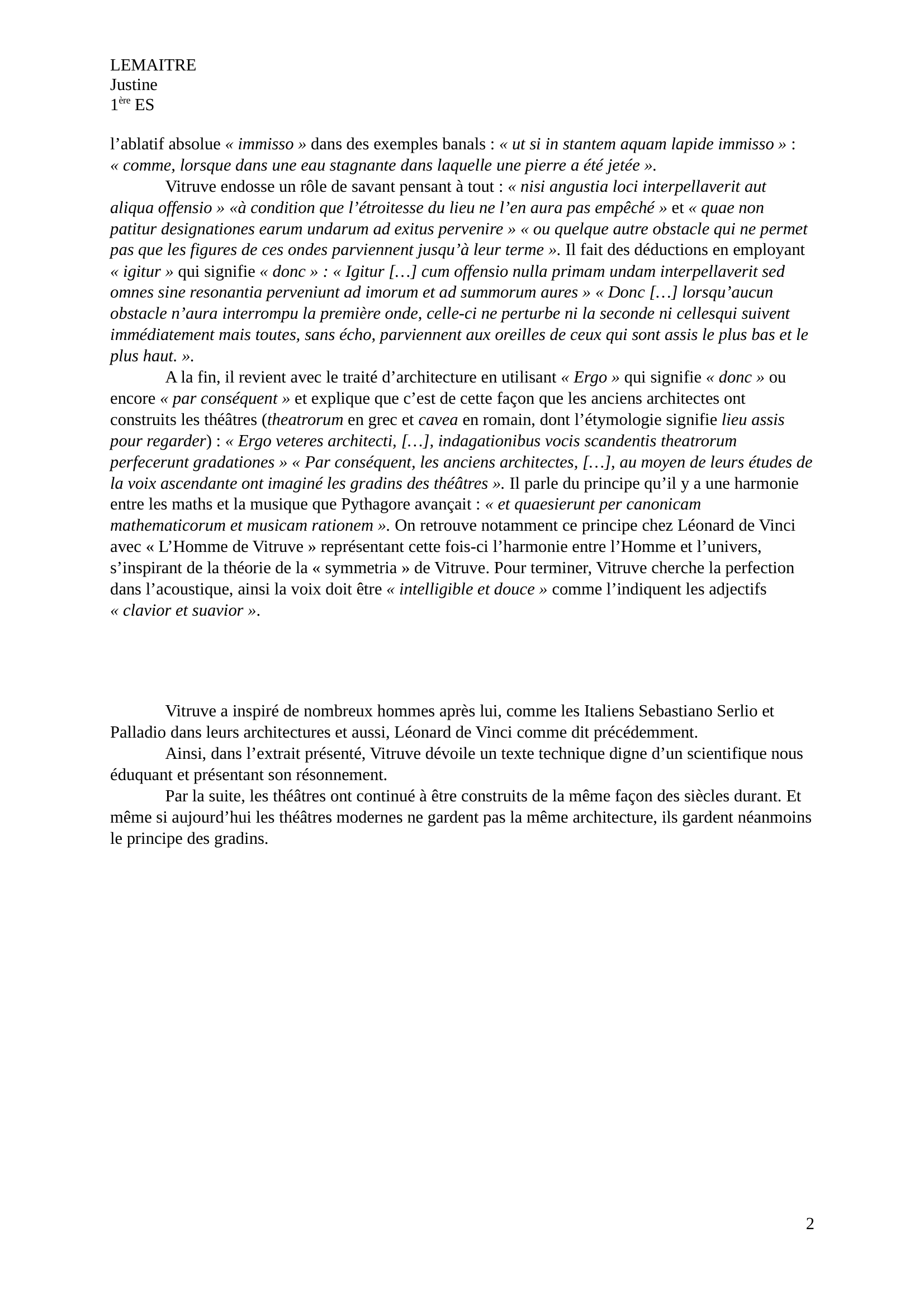 Prévisualisation du document commentaire latin texte de vitruve
