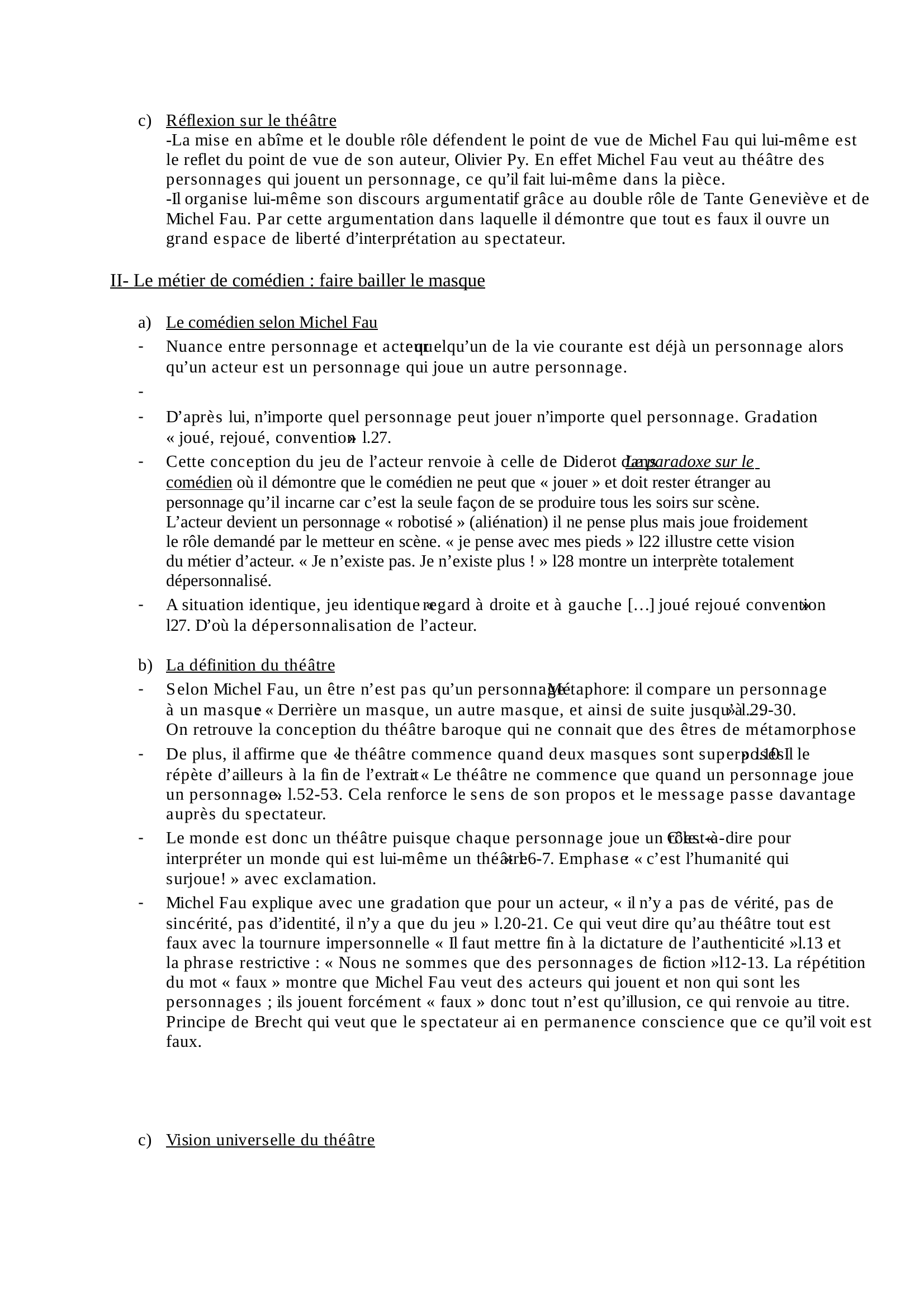 Prévisualisation du document Commentaire : Olivier PY, Les illusions comiques, 2006 - Théâtre