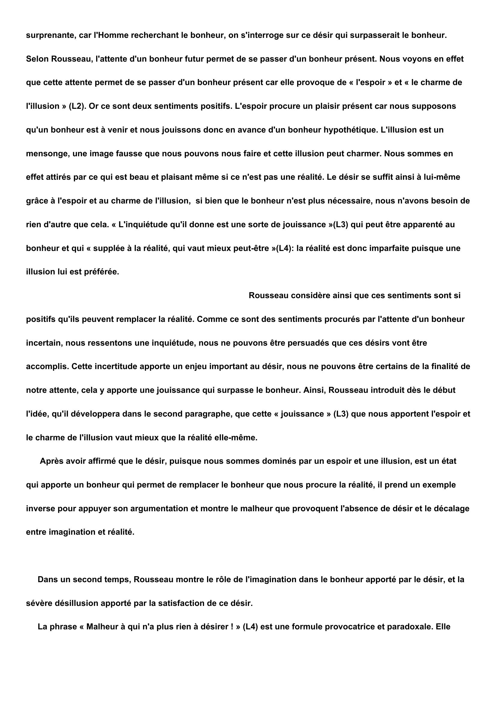 Prévisualisation du document Commentaire Rousseau , Lucie et la nouvelle Héloïse, lettre VIII