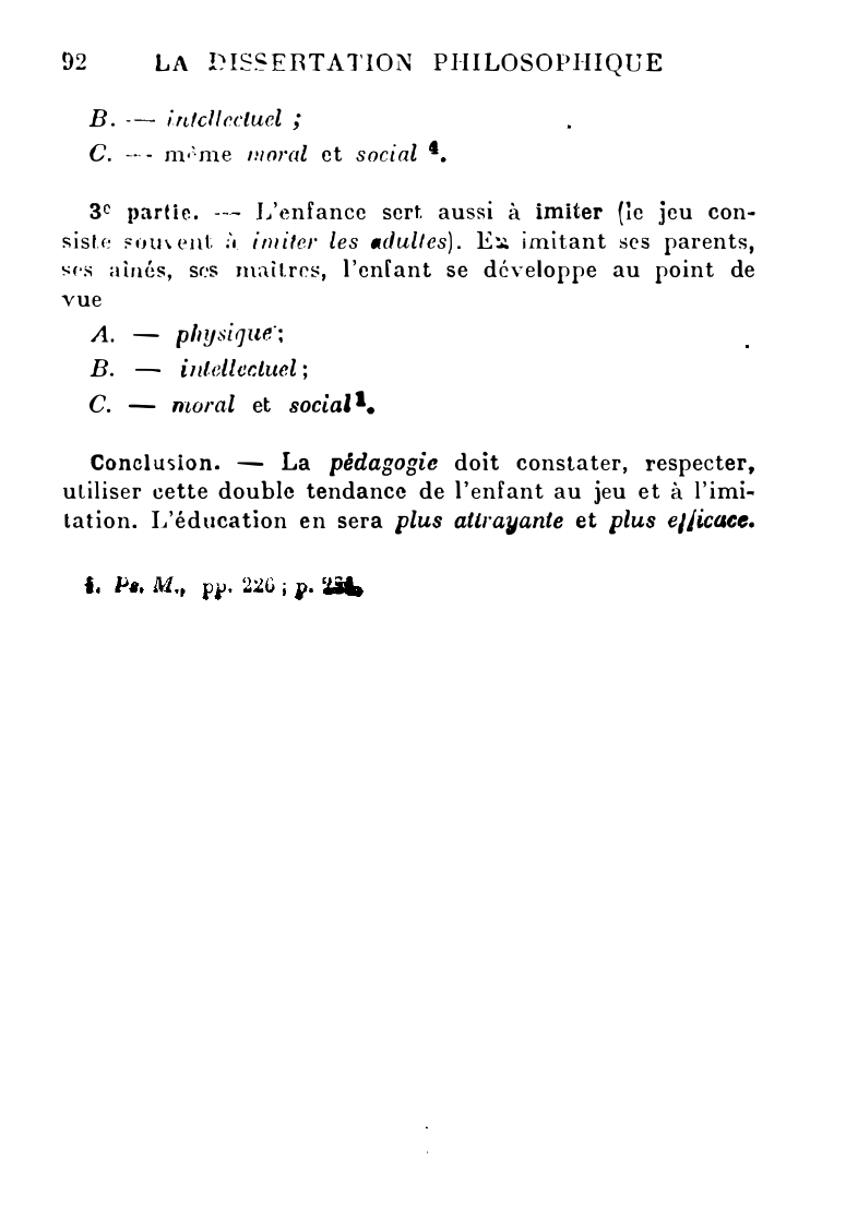 Prévisualisation du document Commenter cette pensée de Edouard Claparède : « L’enfance sert à jouer et à imiter ».    PLAN