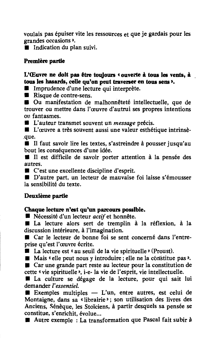 Prévisualisation du document Commentez et discutez cette déclaration d'un critique contemporain : «Chaque lecture n'est jamais qu'un parcours possible, et d'autres chemins restent toujours ouverts. Le chef-d'oeuvre c'est justement l'oeuvre ouverte à tous les vents et à tous les hasards, celle qu'on peut traverser dans tous les sens». (Préface de Poésie et Profondeur de J.-P. RICHARD)