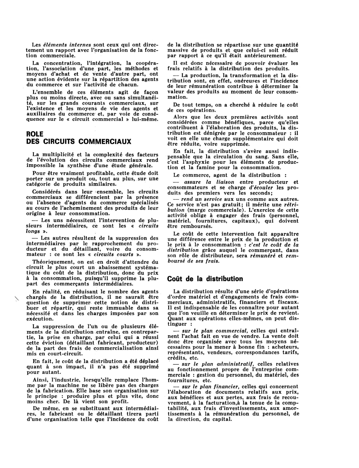 Prévisualisation du document COMMERCE DANS LES ANNÉES 1970 : CIRCUITS COMMERCIAUX