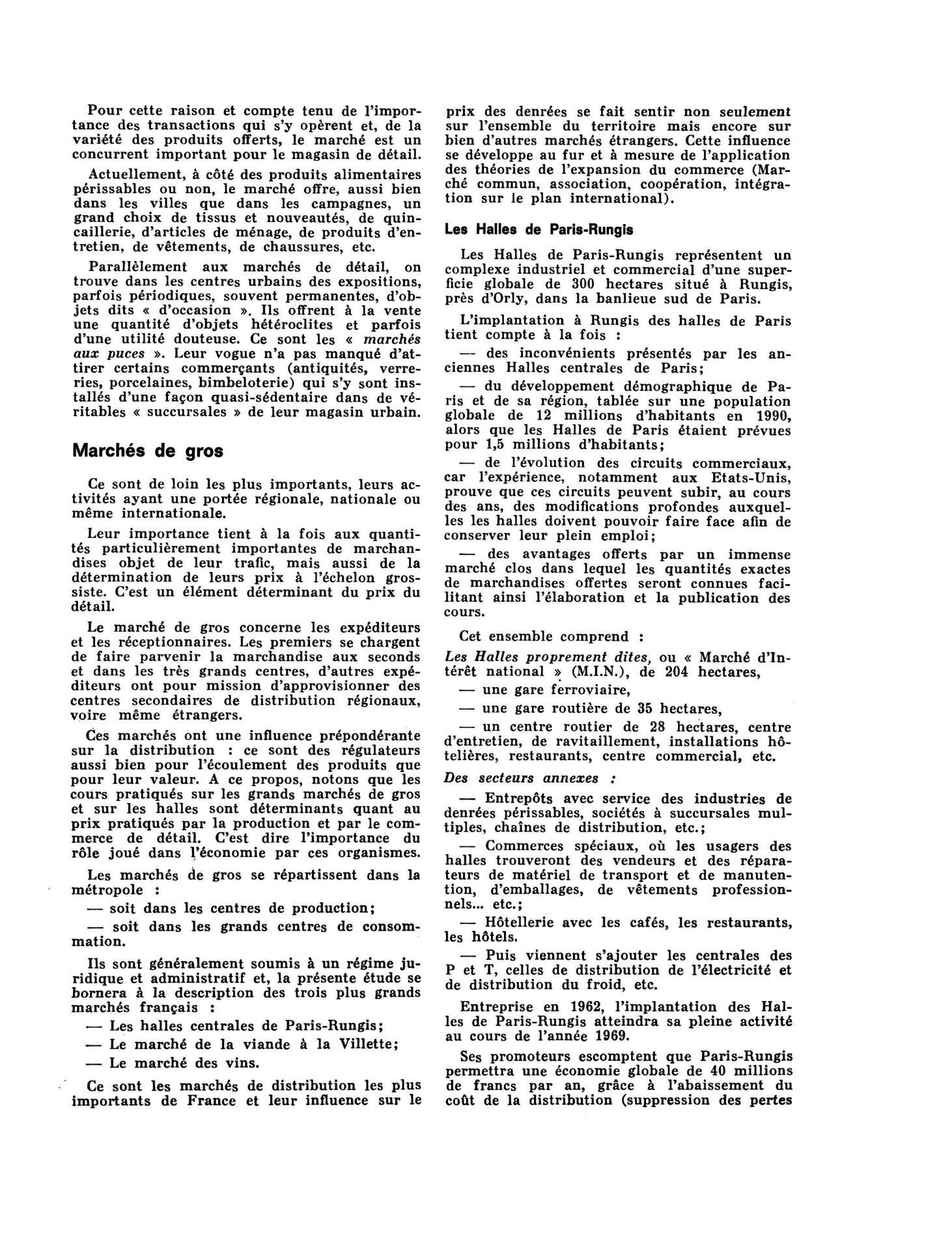 Prévisualisation du document COMMERCE DANS LES ANNÉES 1970 EN FRANCE : Bourses et marchés commerciaux