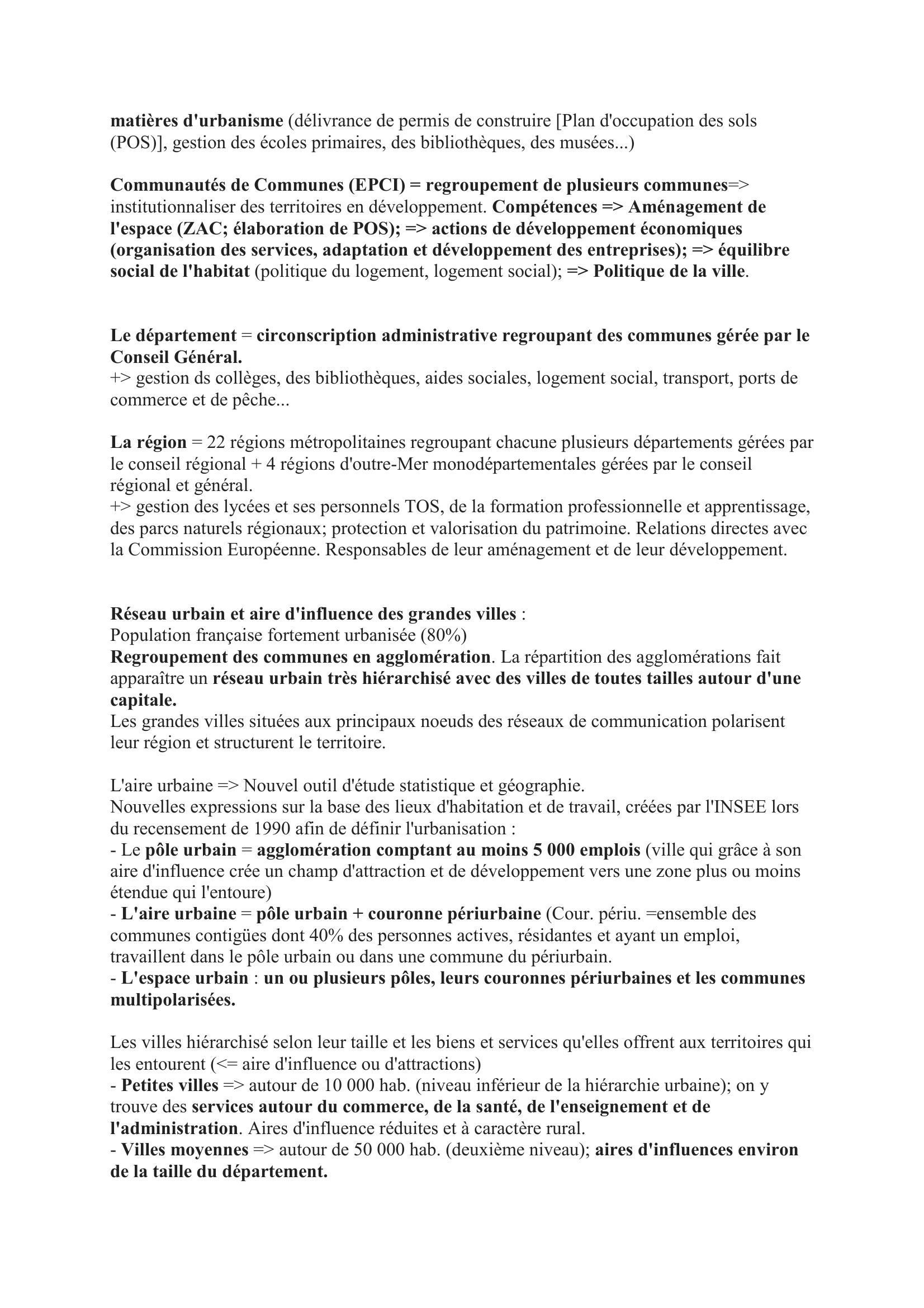 Prévisualisation du document Commune, département, région, aménagement du territoire français
Fiche composée par sylvain
sylvain.