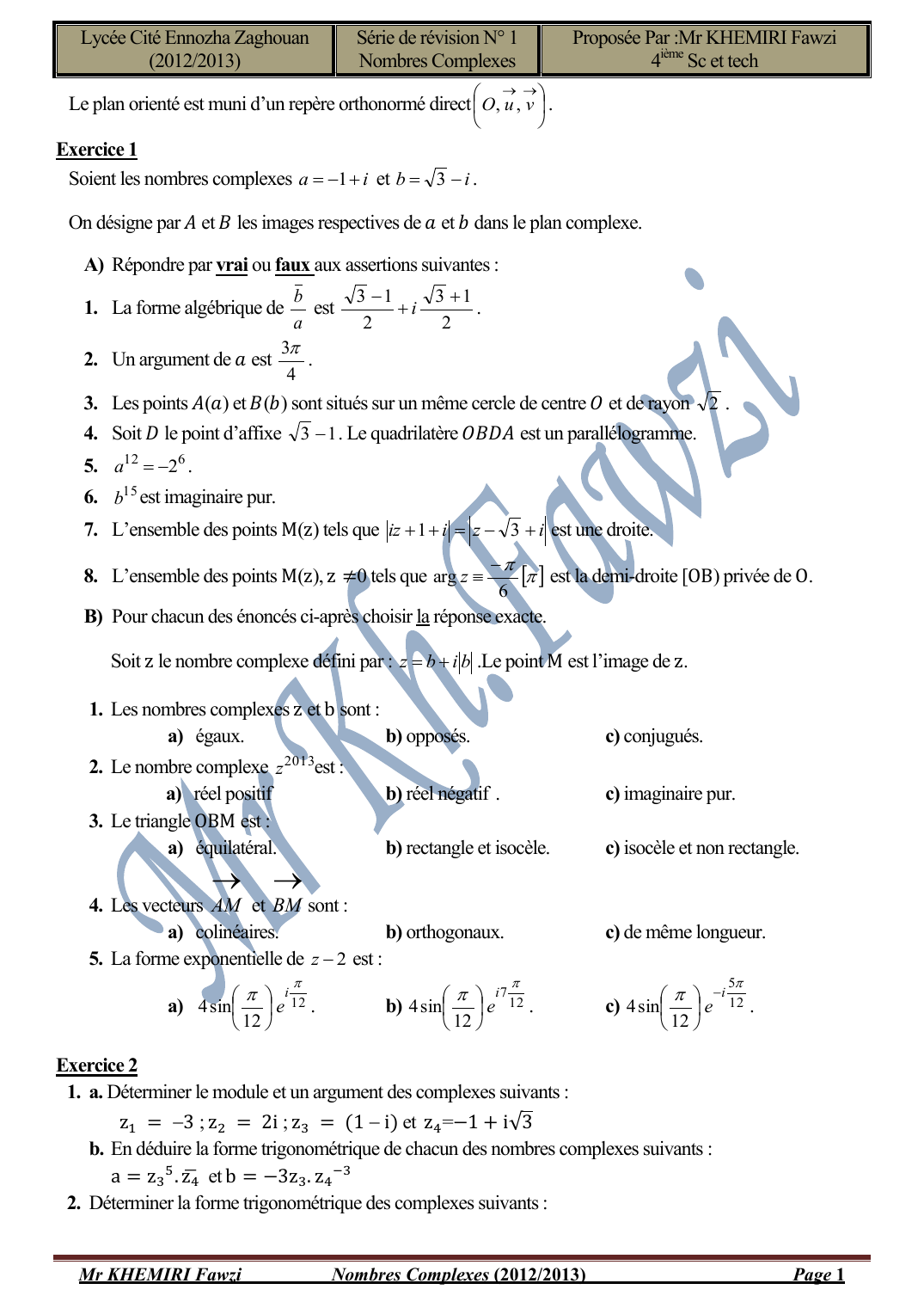 Prévisualisation du document complexe